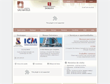 Tablet Screenshot of hospitalsaomateus.com.br